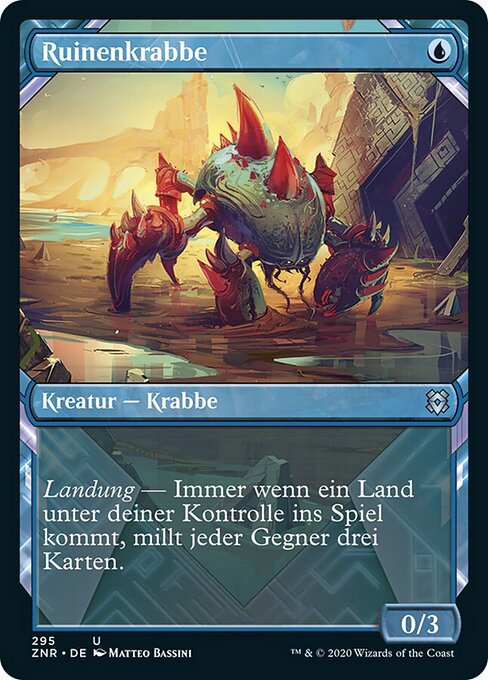 Ruinenkrabbe XZNR-295 Uncommon Near Mint Deutsch