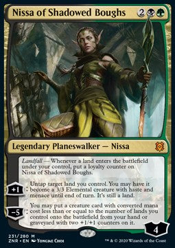 Nissa von den schattigen Ästen ZNR-231 Mythic Near Mint Deutsch