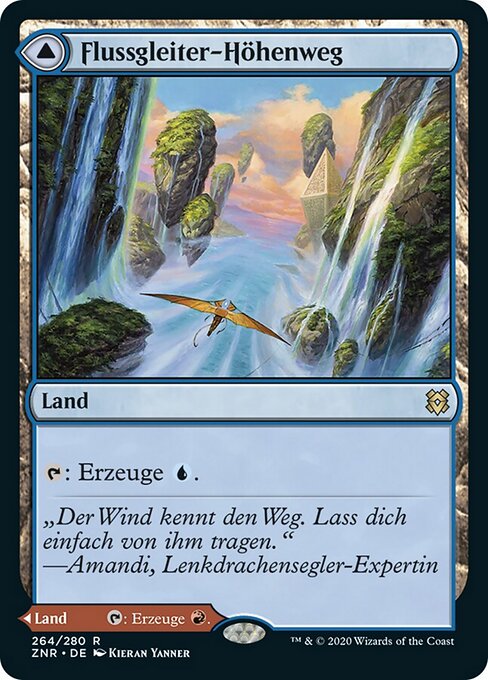 Flussgleiter-Höhenweg // Lavagleiter-Höhenweg ZNR-264 Rare Near Mint Deutsch