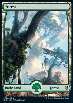 Wald (V.1) ZNR-278 Land Near Mint Englisch Foil