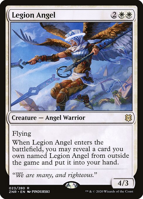 Legion Angel ZNR-23 Rare Near Mint Englisch