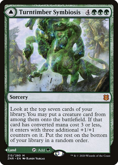 Wendholzwald-Symbiose // Wendholz, der Verschlungene Wald ZNR-215 Mythic Near Mint Englisch Foil