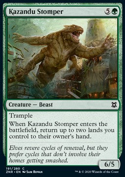 Kazandu-Stampfer ZNR-191 Common Near Mint Englisch Foil