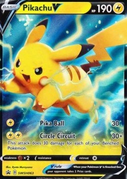 Pikachu V SWSH-063 Promo Near Mint Englisch