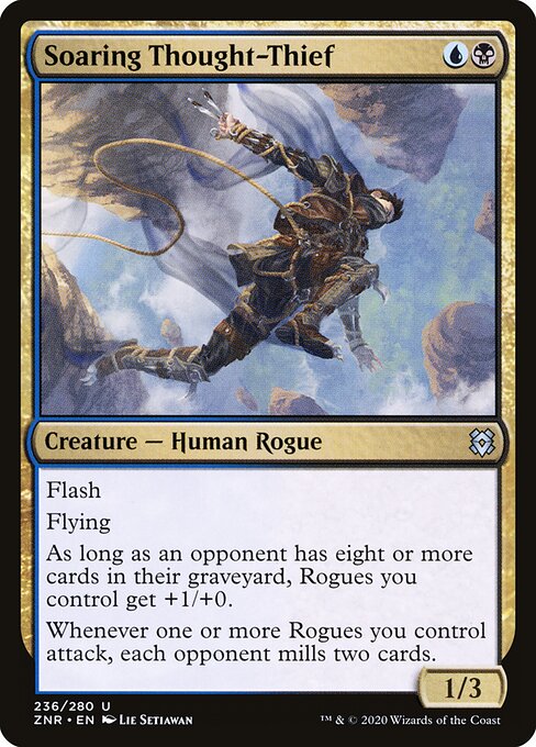 Soaring Thought-Thief ZNR-236 Uncommon Excellent Englisch