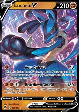 Lucario V CPA-27 Ultra Rare Near Mint Deutsch