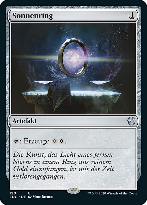 Sonnenring ZNC-120 Uncommon Good Deutsch