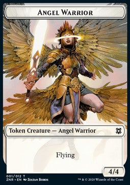 Angel Warrior Token (W 4/4) // Goblin Construct Token (A 0/1) XZNR-T 1/11 Token Excellent Englisch Foil