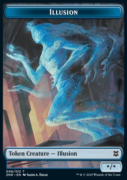 Illusion Token (U */*) // Plant Token (G 0/1) XZNR-T 6/8 Token Excellent Englisch Foil