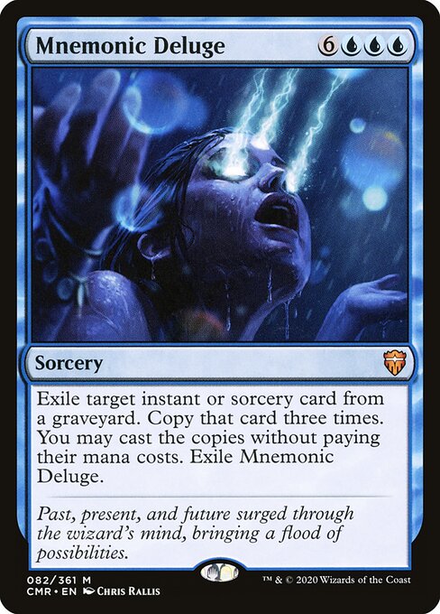 Mnemonic Deluge CMR-82 Mythic Excellent Englisch Foil