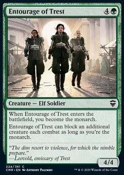 Gefolge von Trest CMR-224 Common Excellent Deutsch Foil