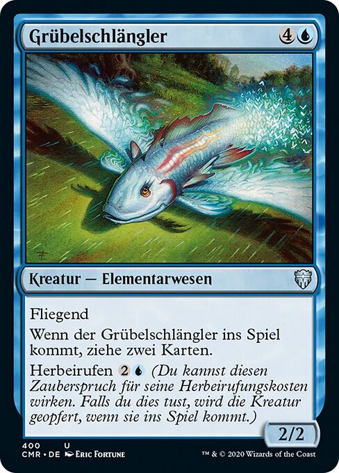 Grübelschlängler (V.1) XCMR-400 Uncommon Excellent Deutsch