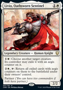 Livio, eidgebundener Wächter CMR-31 Rare Excellent Englisch Foil