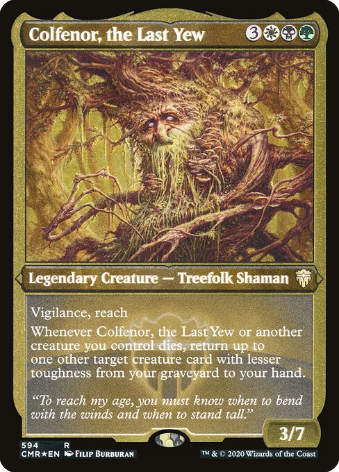 Colfenor, the Last Yew XCMR-594 Rare Near Mint Englisch Foil