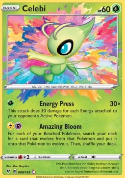 Celebi VIV-9 Amazing Rare Near Mint Englisch