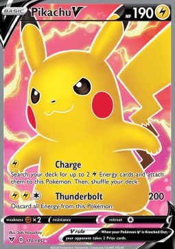 Pikachu V VIV-170 Ultra Rare Excellent Deutsch