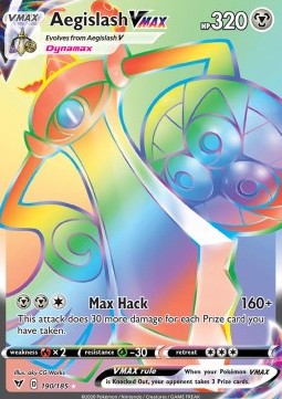 Aegislash VMAX VIV-190 Secret Rare Near Mint Englisch