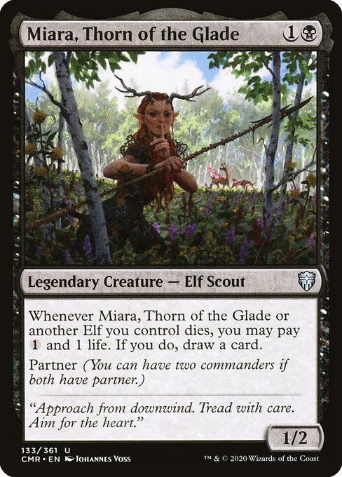 Miara, Thorn of the Glade CMR-133 Uncommon Near Mint Englisch