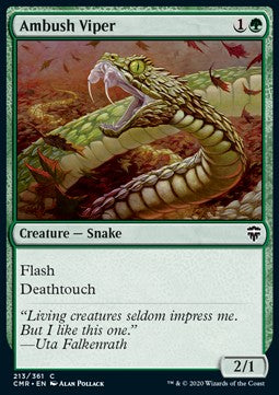 Hinterhältige Viper CMR-213 Common Excellent Englisch Foil