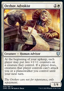 Orzhov-Advokistin CMR-35 Uncommon Near Mint Englisch Foil