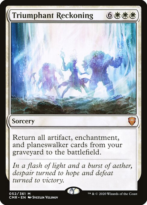 Triumphant Reckoning CMR-52 Mythic Excellent Englisch Foil
