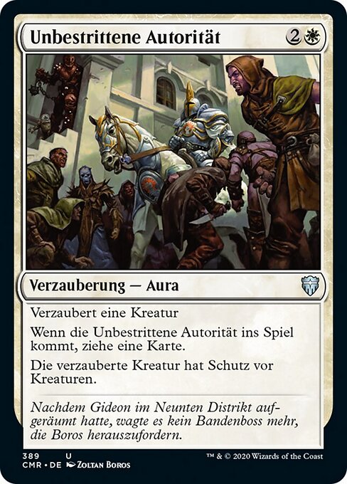 Unbestrittene Autorität XCMR-389 Uncommon Excellent Deutsch