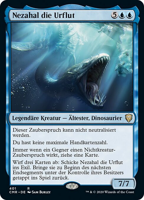 Nezahal die Urflut XCMR-401 Rare Near Mint Deutsch