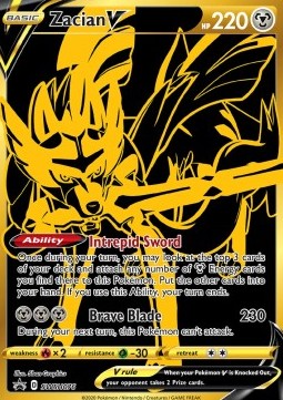 Zacian V SWSH-076 Promo Excellent Deutsch