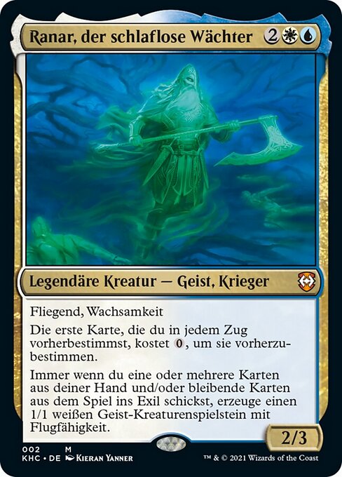 Ranar, der schlaflose Wächter KHC-2 Mythic Near Mint Deutsch Foil