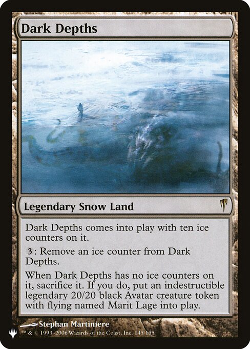 Dark Depths ZNL-145 Rare Near Mint Englisch
