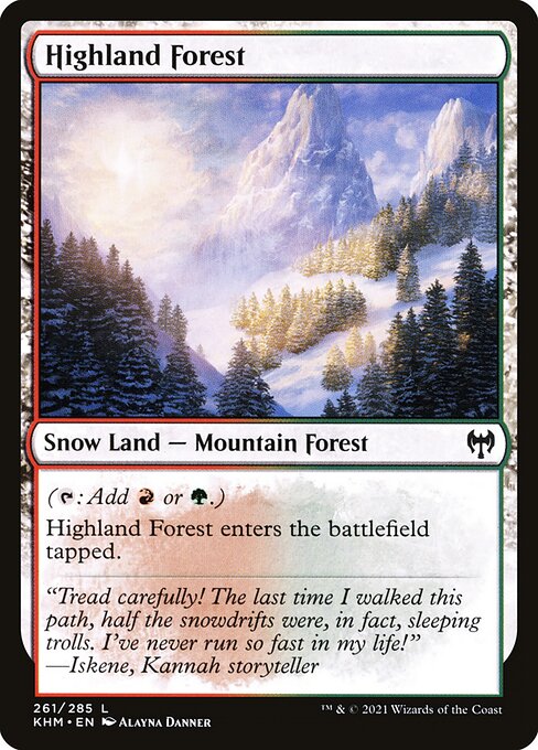 Highland Forest KHM-261 Common Near Mint Englisch Foil