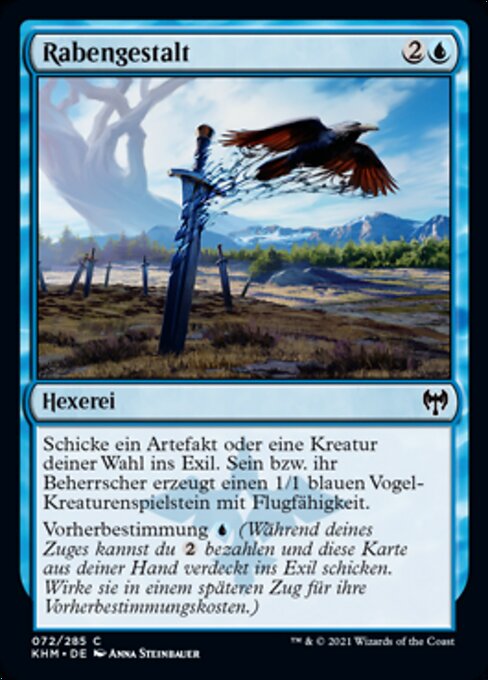 Rabengestalt KHM-72 Common Near Mint Deutsch
