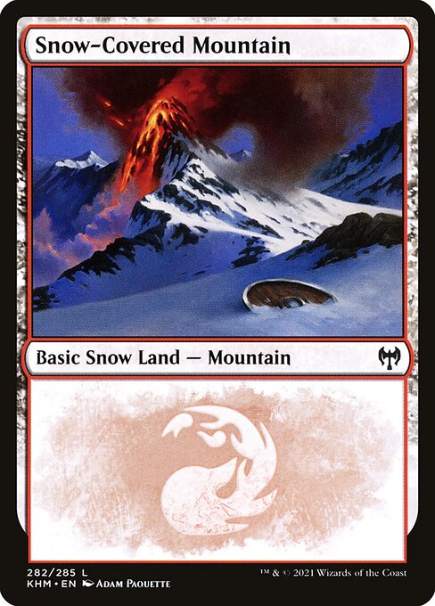 Verschneites Gebirge (V.1) KHM-282 Land Excellent Englisch Foil