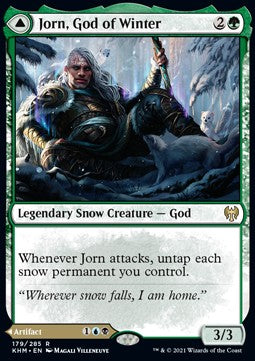 Jorn, Gott des Winters // Kaldring, der Raureifstab KHM-179 Rare Near Mint Englisch Foil