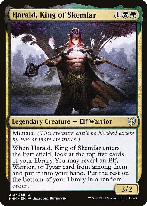 Harald, King of Skemfar KHM-212 Uncommon Excellent Englisch Foil
