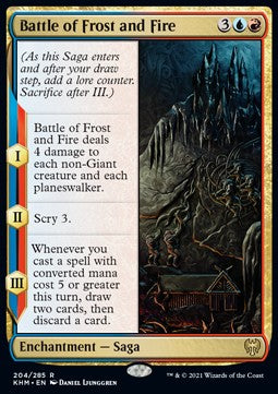 Schlacht von Frost und Feuer KHM-204 Rare Excellent Deutsch Foil