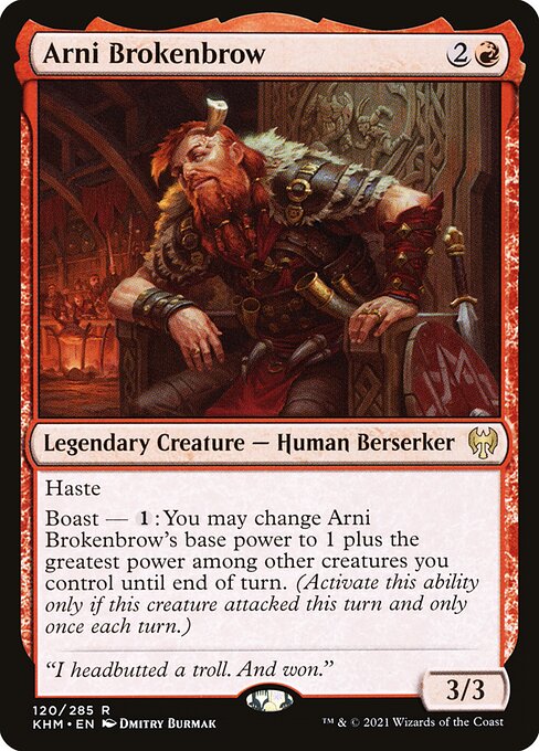 Arni Brokenbrow KHM-120 Rare Near Mint Englisch
