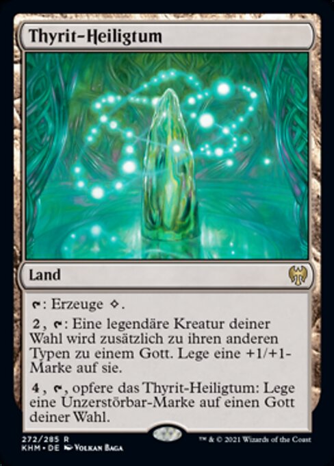 Thyrit-Heiligtum KHM-272 Rare Excellent Deutsch