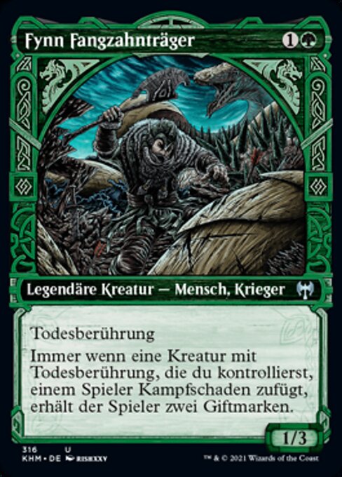 Fynn Fangzahnträger XKHM-316 Uncommon Near Mint Deutsch