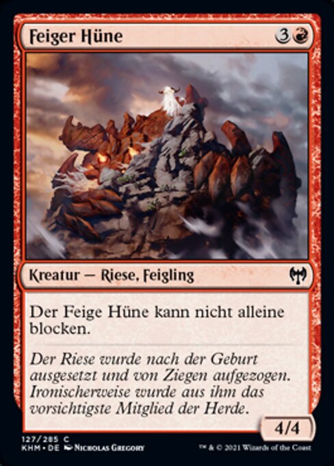 Feiger Hüne KHM-127 Common Near Mint Deutsch Foil