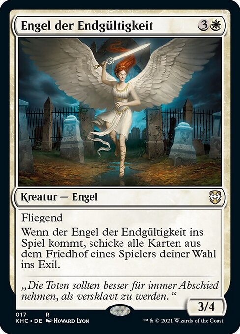Engel der Endgültigkeit KHC-17 Rare Near Mint Deutsch