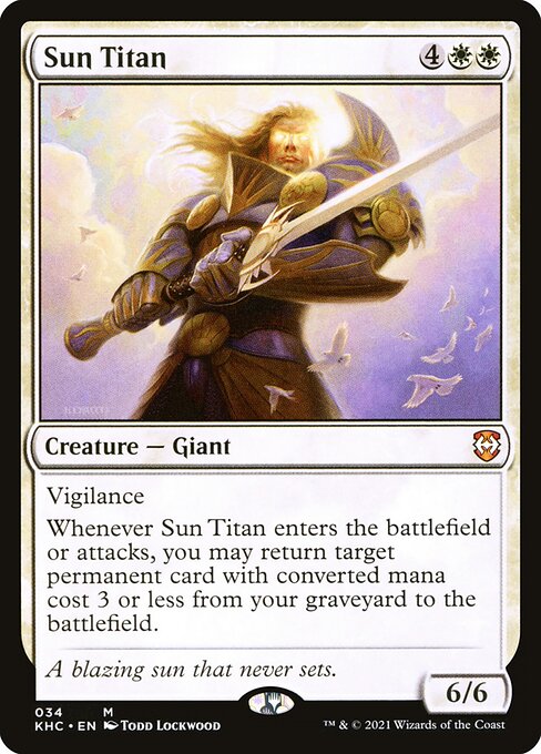 Sun Titan KHC-34 Mythic Near Mint Englisch