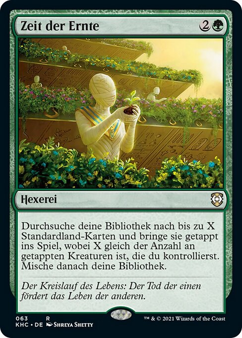 Zeit der Ernte KHC-63 Rare Near Mint Deutsch