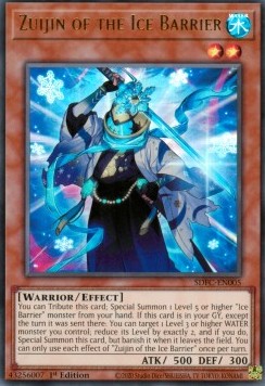 Zuijin der Eisbarriere SDFC-005 Ultra Rare Near Mint Deutsch 1. Auflage