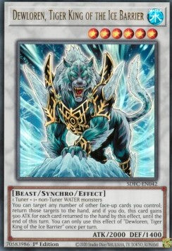 Dewloren, Tigerkönig der Eisbarriere SDFC-042 Ultra Rare Near Mint Deutsch 1. Auflage