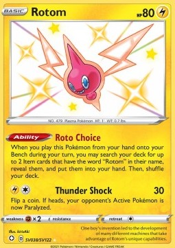 Rotom SHF-SV38 Secret Rare Excellent Deutsch