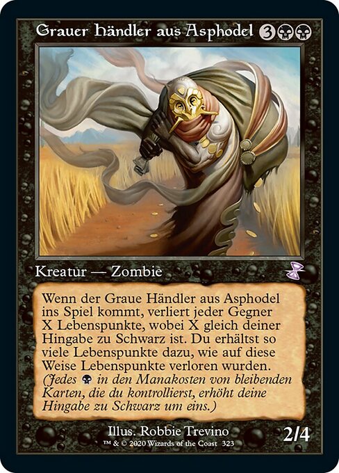 Grauer Händler aus Asphodel XTSR-323 Time Shifted Excellent Deutsch