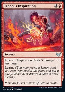 Feurige Inspiration STX-107 Uncommon Near Mint Englisch Foil