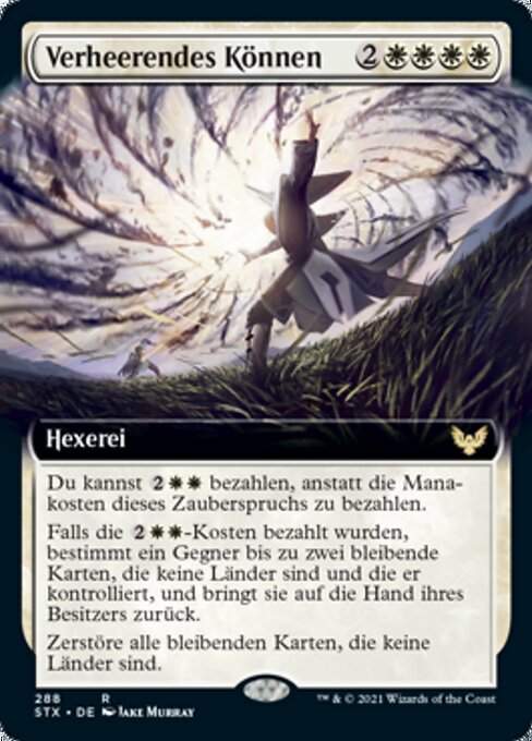 Verheerendes Können XSTX-288 Rare Near Mint Deutsch Foil