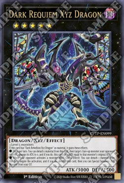 Finsterer Requiem-Xyz-Drache GFTP-099 Ultra Rare Near Mint Deutsch 1. Auflage